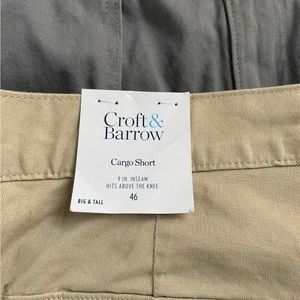 Men’s big & tall 2 pack cargo shorts